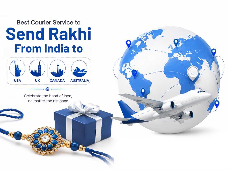Best Courier Service to Send Rakhi from India to USA, UK, Canada & Australia